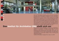 Das Institut fÃ¼r Architektur (IfA) stellt sich vor - Architektur TU Berlin