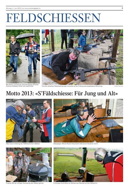 Montag, 3. Juni 2013 - Schützenverein Neuendorf-Härkingen