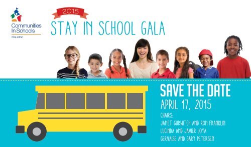 2015 Stay In School Gala