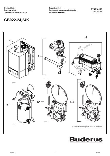 Chaudière gaz murale compacte de 24 kW  Logamax Plus GB022 K - Buderus  Chauffage