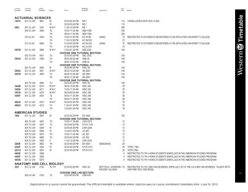 PDF of the 2013-14 fall/winter timetable, please click here