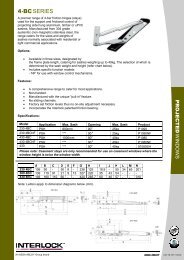 3550 spec sheet - Joinery Hardware