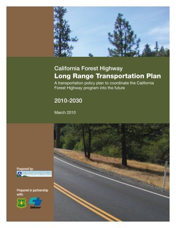 Long Range Transportation Plan - Central Federal Lands Highway ...