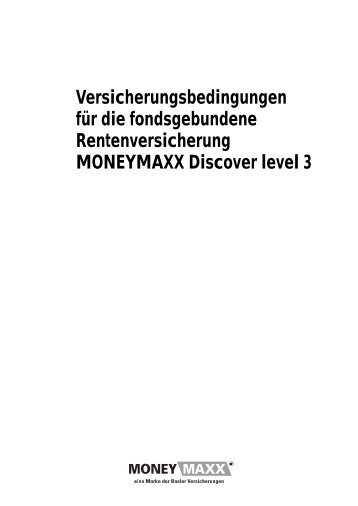 MMX 0007 01.13 Bedingungsheft Discover level 3 - IG BCE ...