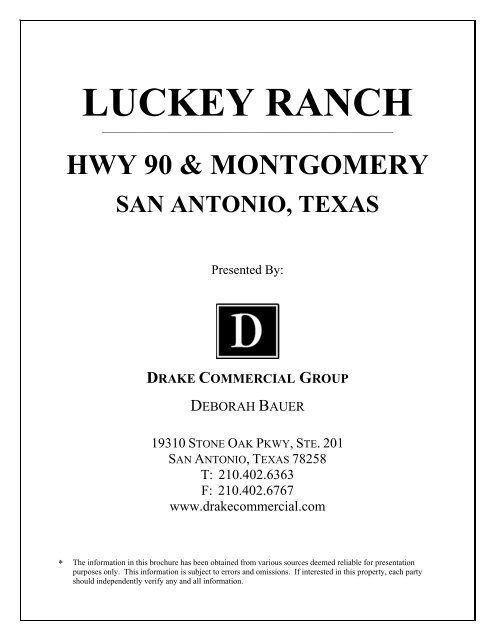 LUCKEY RANCH - Drake Commercial Group