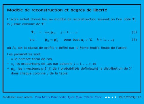 Les arbres d'induction comme outils de modélisation de tables de ...