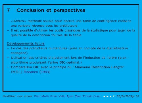 Les arbres d'induction comme outils de modélisation de tables de ...