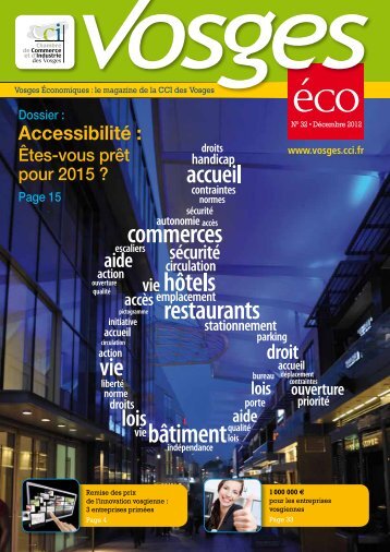 Accessibilité : - CCI des Vosges