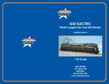 GG-1 Manual - USA Trains