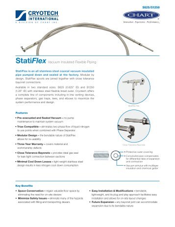StatiFlex Vacuum Insulated Flexible Piping - MCPack