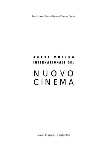 download document - Mostra internazionale del nuovo cinema