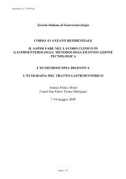 Corso Avanzato Residenziale. Il saper fare nel lavoro clinico in ...