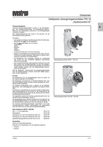 Hydrocontrol G - Oventrop