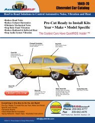 1949-70 Chevrolet Car Catalog - QuietRide Solutions