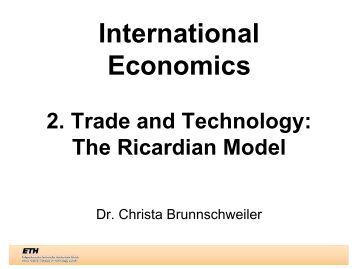 a simplistic view the ricardian model The ricardian model is a model used in economics, named after david ricardo it is an easy way to explain trade between two countries, and the resulting gains the model only uses workforce productivity to explain differences in international trade. a simplistic view the ricardian model The ricardian model is a model used in economics, named after david ricardo it is an easy way to explain trade between two countries, and the resulting gains the model only uses workforce productivity to explain differences in international trade.
