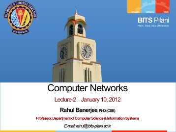 Computer Networks - BITS Pilani