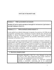 nota de fundamentare - Autoritatea pentru Valorificarea Activelor ...