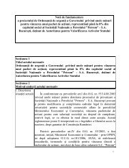 NotÄ de fundamentare a proiectului de OrdonanÅ£Ä de urgenÅ£Ä a ...