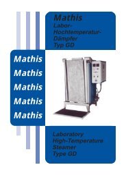 Broschüre «GD - Mathis AG