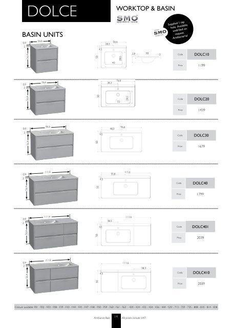 prices within this guide are recommended retail ... - Ambiance Bain