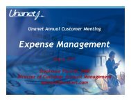 Expense Management - Unanet Technologies