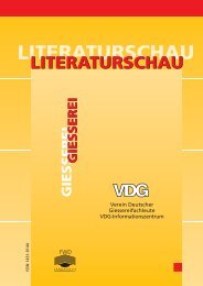 GIESSEREI LITERATURSCHAU - VDG