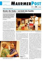 Ausgabe 3 vom 18. Januar 2013 [PDF, 9.74 MB] - Maurmer Post