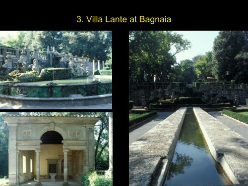 The Mannerist Gardens of Latium XVI-XVI