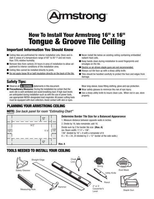 Tongue &amp; Groove Tile Ceiling Important Information You Should Know