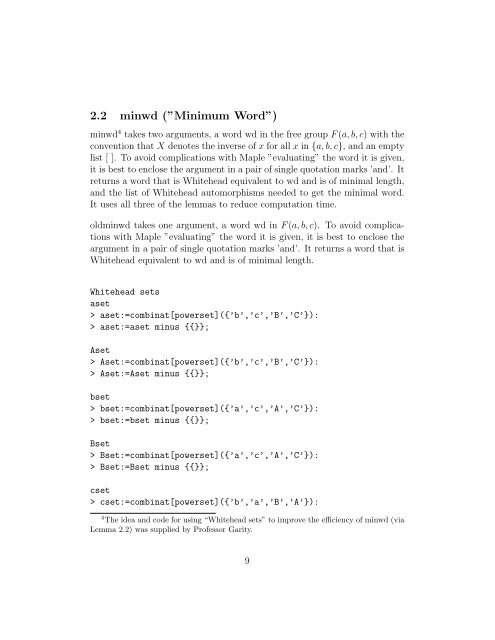 A Computer Implementation of Whitehead's Algorithm