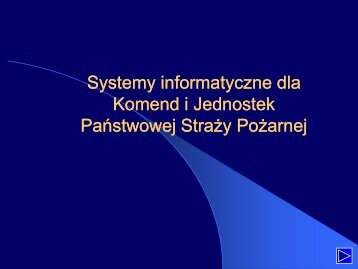 Systemy inf Strazy Pozarnej