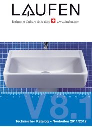 Technischer Katalog â€“ Neuheiten 2011/2012 - Laufen