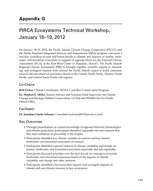 (PIRCA), this report - Climate Adaptation Knowledge Exchange