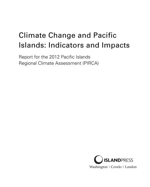 (PIRCA), this report - Climate Adaptation Knowledge Exchange