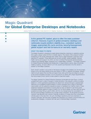 Magic Quadrant for Global Enterprise Desktops and Notebooks