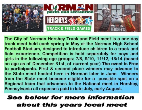 Hershey local meet information - City of Norman