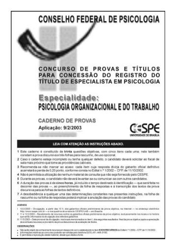 Psicologia Organizacional e do Trabalho