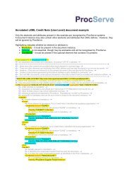 cXML Credit Note Line-Level Annotated - Procserve