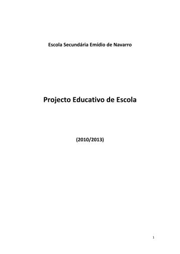 Projecto Educativo de Escola - ESEN - Viseu