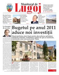 Monitorul_Ianuarie:Layout 1.qxd - PrimÄria Municipiului Lugoj