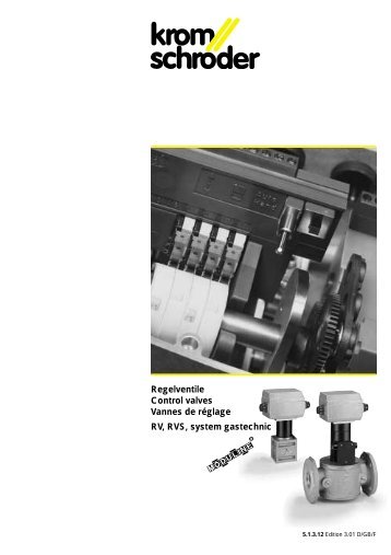 RV, RVS, system gastechnic - System Control Engineering