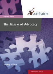 Jigsaw of Advocacy Research Report 2003 - Citizens Information ...