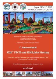 rd XXIII FECTS and ISMB Joint Meeting - International Society for ...