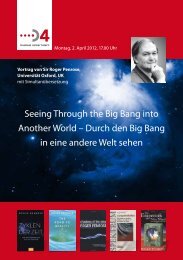 Einladung Vortrag Roger Penrose D4 Business Center Luzern