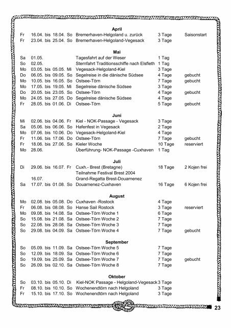 Verein Wassersport Vegesack eV - Vegesack Maritim