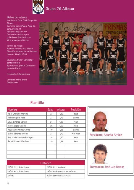 NÃºmero 2. Octubre 2011 - FederaciÃ³n de Baloncesto de Castilla-La ...