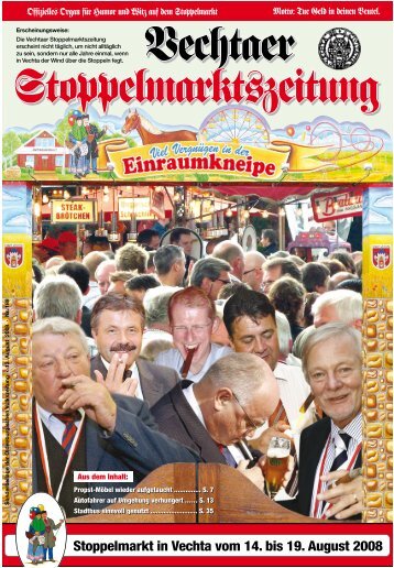 Viel SpaÃŸ auf dem Stoppelmarkt! - Vechtaer Stoppelmarktszeitung