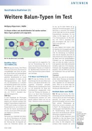 Weitere Balun-Typen im Test