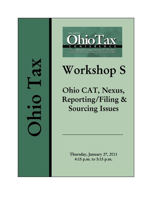 Ohio Tax - Manufacturers' Education Council