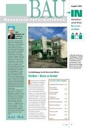 Bau-In Ausgabe 1/2003 - Bauverein zu Lünen